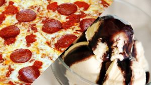 pizza and ice cream weight loss